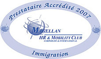 Our french immigration expert' label